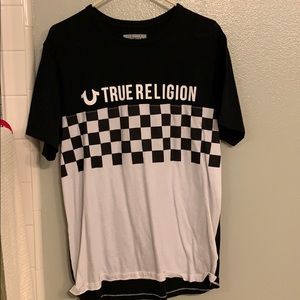 True Religion Checkerboard Front T-Shirt
